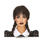 Black braid wig with bangs