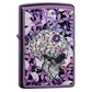 Zippo floral hidden skull design lighter