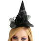 Witches headband hat, black