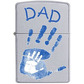 Zippo lighter dad handprints 