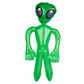 Inflatable alien, green