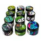 Assorted design plastic storage jars