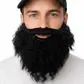Deluxe fake beard, black