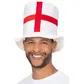 Deluxe england flag top hat