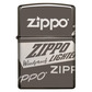 Zippo lighter logo design -black ice