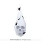 Hanging spider web bag with skull, 25cm