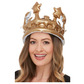 Inflatable crown, gold