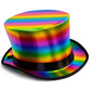 Rainbow top hat 