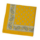 Bandana, mustard paisley