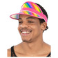 Transparent visor, with rainbow