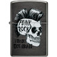 Punk rock skull design zippo lighter