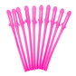 Willy straws, pink