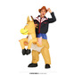 Inflatable cowboy costume 