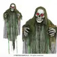 Skeleton hanging decoration with light sound & movement, 165cm