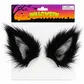 Black wolf ears clip on