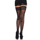 Sheer stay up with a lace top stockings