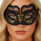 Gothic eye mask, gold