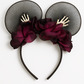 Halloween gothic mouse ears headband