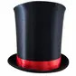 Black monarch top hat