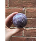 Amethyst crackle orb 428g 7cm approx