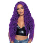 Beach wave long wig, purple 