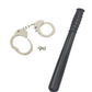 Police truncheon & handcuffs bundle