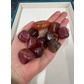 Carnelian tumble stones 2.2cm