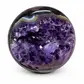 Amethyst geode sphere crystal orb