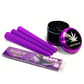 Purple & black amsterdam grinder set