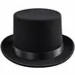 Kids top hat, black