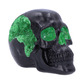 Nemesis now geode skull green 17cm