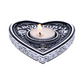 Black and white spirit board tea light holder