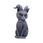 Pawzuph horned occult cat figurine large 