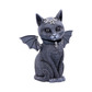 Malpuss winged occult cat figurine large 