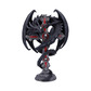 Anne stokes gothic guardian dragon cross candle holder 26.5cm,