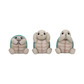 Three wise tortoises figurines by nemesis now