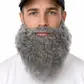 Grey deluxe fake beard