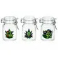 Alien design mason jars