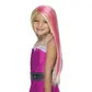 Child's barbie pink sparkle wig