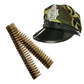 Army hat & bullet belt 