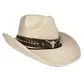Beige bull cowboy hat