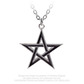 Black star pendant necklace by alchemy