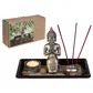 Buddha black wooden tray