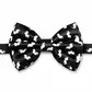 Bow tie clip on, moustache 