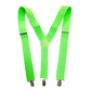 Light green suspender braces