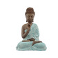 Thai buddha, brown, white and turquoise - meditation