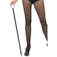 20s style dance cane, black