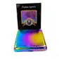Rainbow metal cigarette tin case