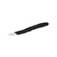 Cat tail - black with white tip