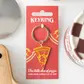 Pizza slice keyring
